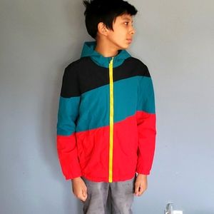 Boys color block Windbreaker